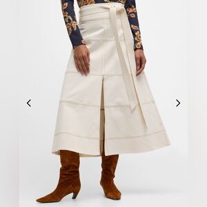 Tanya Taylor Hudson Midi Skirt